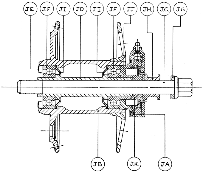 f484 11r fig 23 rear hub assembly sectional view